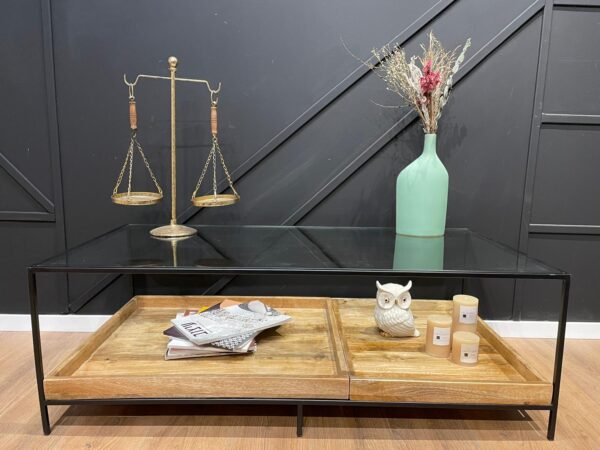 שולחן מלבני לסלון | VETRO MIX
