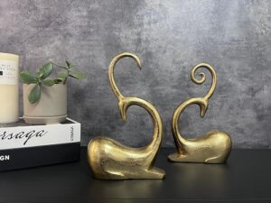 זוג איילים מעוצבים | GOLD